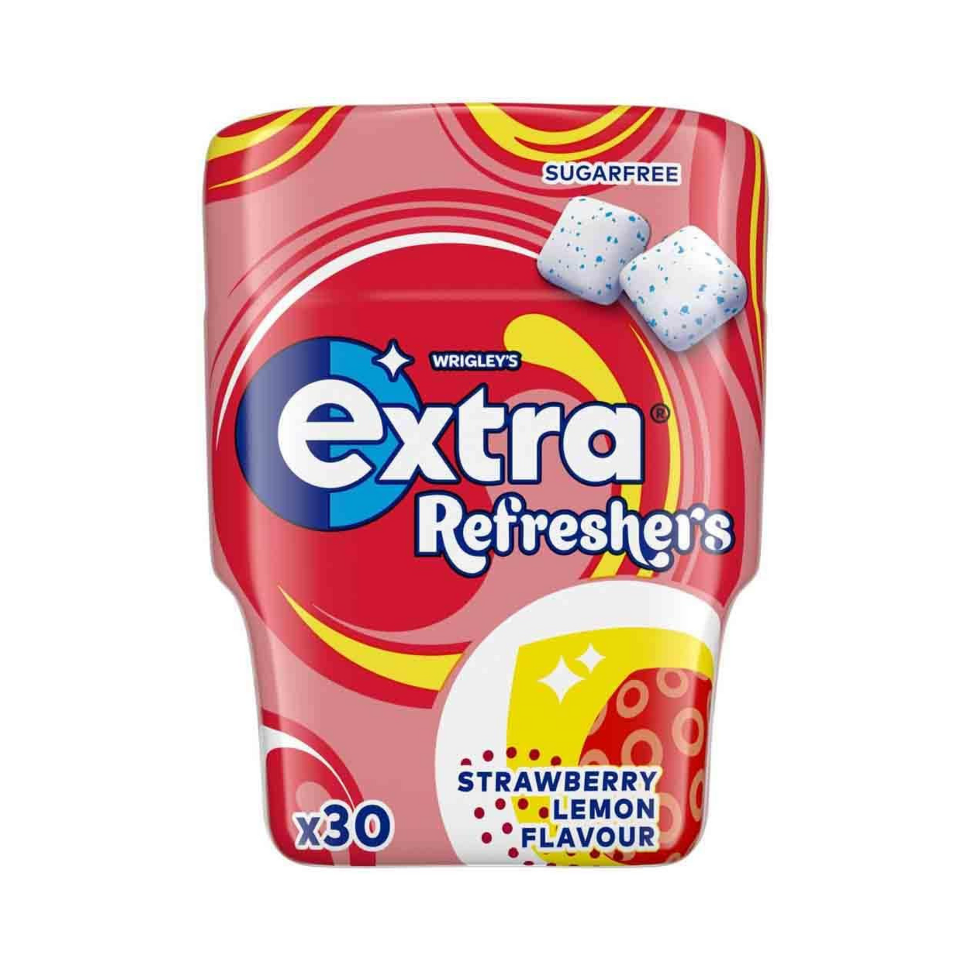 Extra Refreshers Strawberry Lemon Flavoured Gum 7 Pack 15.6G