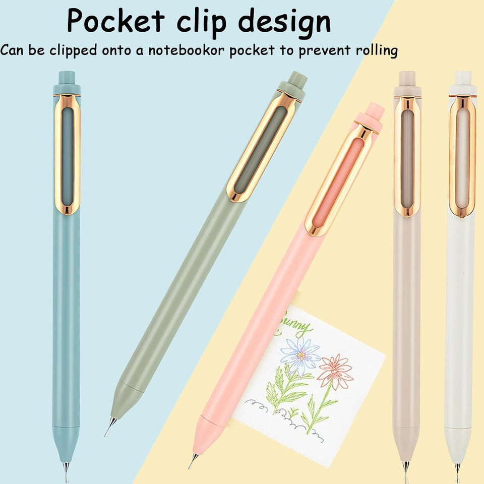 Gsedaox Smooth Writing Pens – 5 Pack – Fine Point