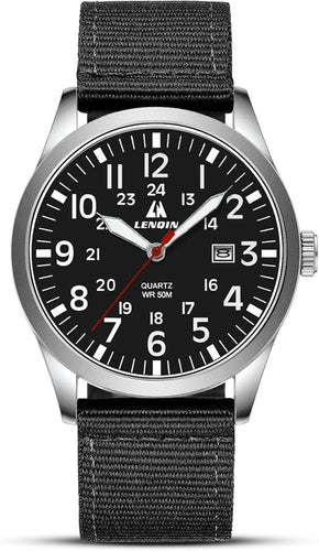 LN LENQIN Men’s Analog Tactical Watch