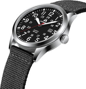 LN LENQIN Men’s Analog Tactical Watch