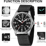 LN LENQIN Men’s Analog Tactical Watch