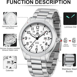 LN LENQIN Waterproof Nylon Watch