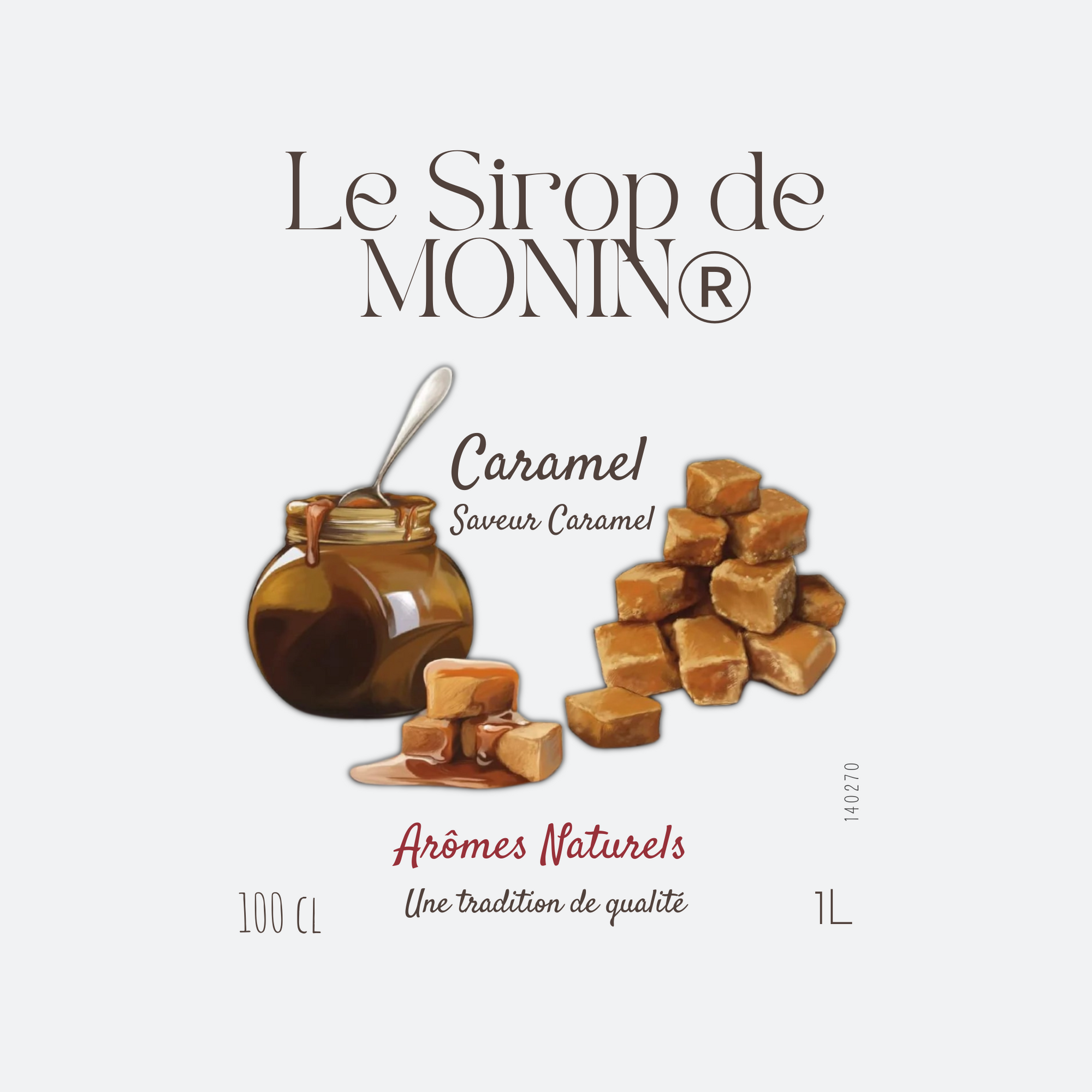 Monin Premium Caramel Syrup 700ml | Caramel Syrup for Coffee and Cocktail Flavouring + Monin Pump