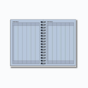 Teacher Planner 2025-2026 A5 size by Pirongs | 6 Lesson Planner for Teachers | Page a day | Undated, Hardback, Wiro-bound Teachers Planner - Polka Party