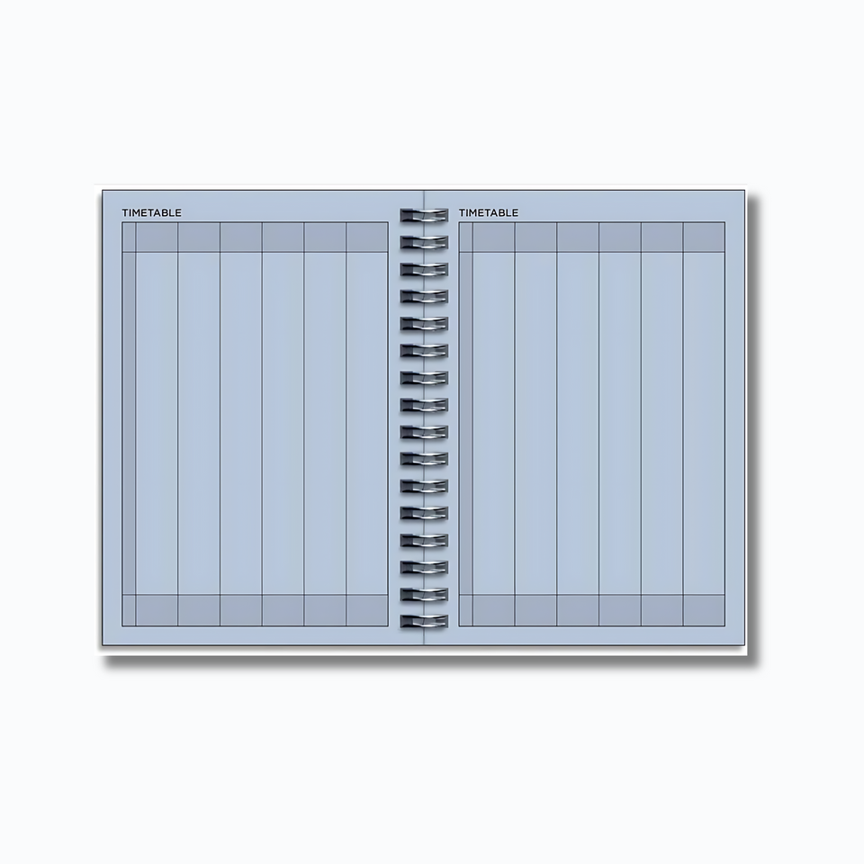 Teacher Planner 2025-2026 A5 size by Pirongs | 6 Lesson Planner for Teachers | Page a day | Undated, Hardback, Wiro-bound Teachers Planner - Polka Party