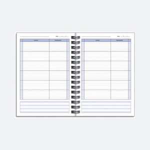 Teacher Planner 2025-2026 A5 size by Pirongs | 6 Lesson Planner for Teachers | Page a day | Undated, Hardback, Wiro-bound Teachers Planner - Polka Party