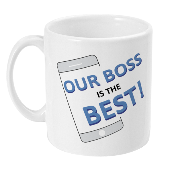 Novelty Mug – Funny 'Good Job of Cleaning' Boss Joke