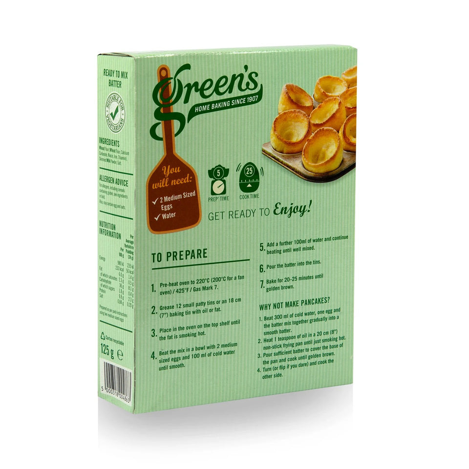 Green's Yorkshire Pudding Mix 125g