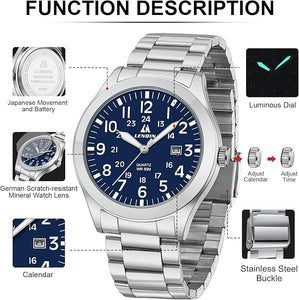 LN LENQIN Waterproof Tactical Wristwatch