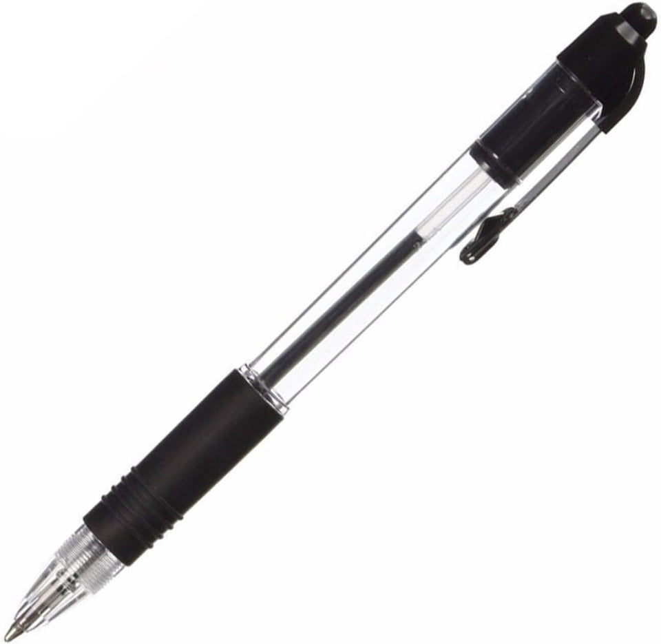 Z-Grip Retractable Ballpoint Pen - Economy Pack of 40 - Black