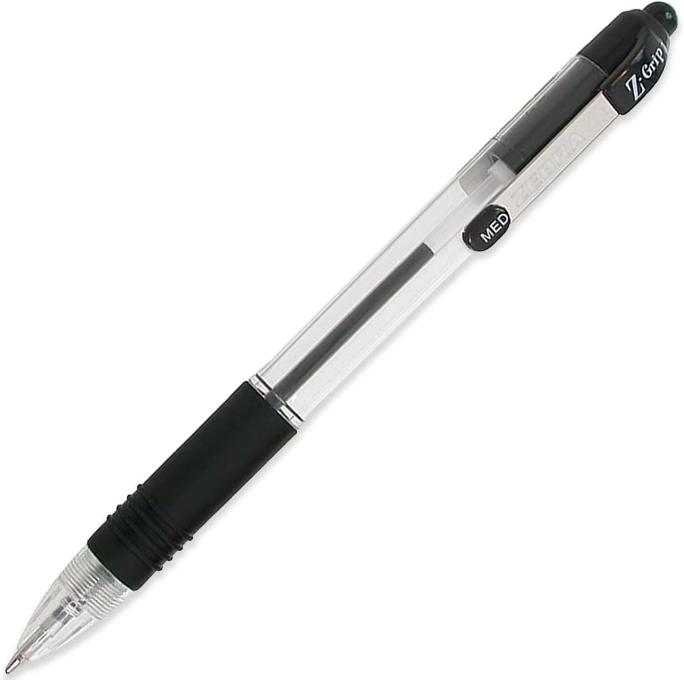 Zebra Retractable Pens – 1.0mm – Pack of 6
