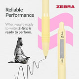 Zebra Z-Grip Smooth Pens – 5pk – Black Ink, 1.0mm