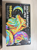 Laconile Gel Pens – 0.65mm – 19-Pack for Colouring & DIY