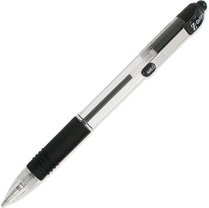 Zebra Pen Z-Grip Retractable Ballpoint Pens - 1.0mm Nib - Pack of 6