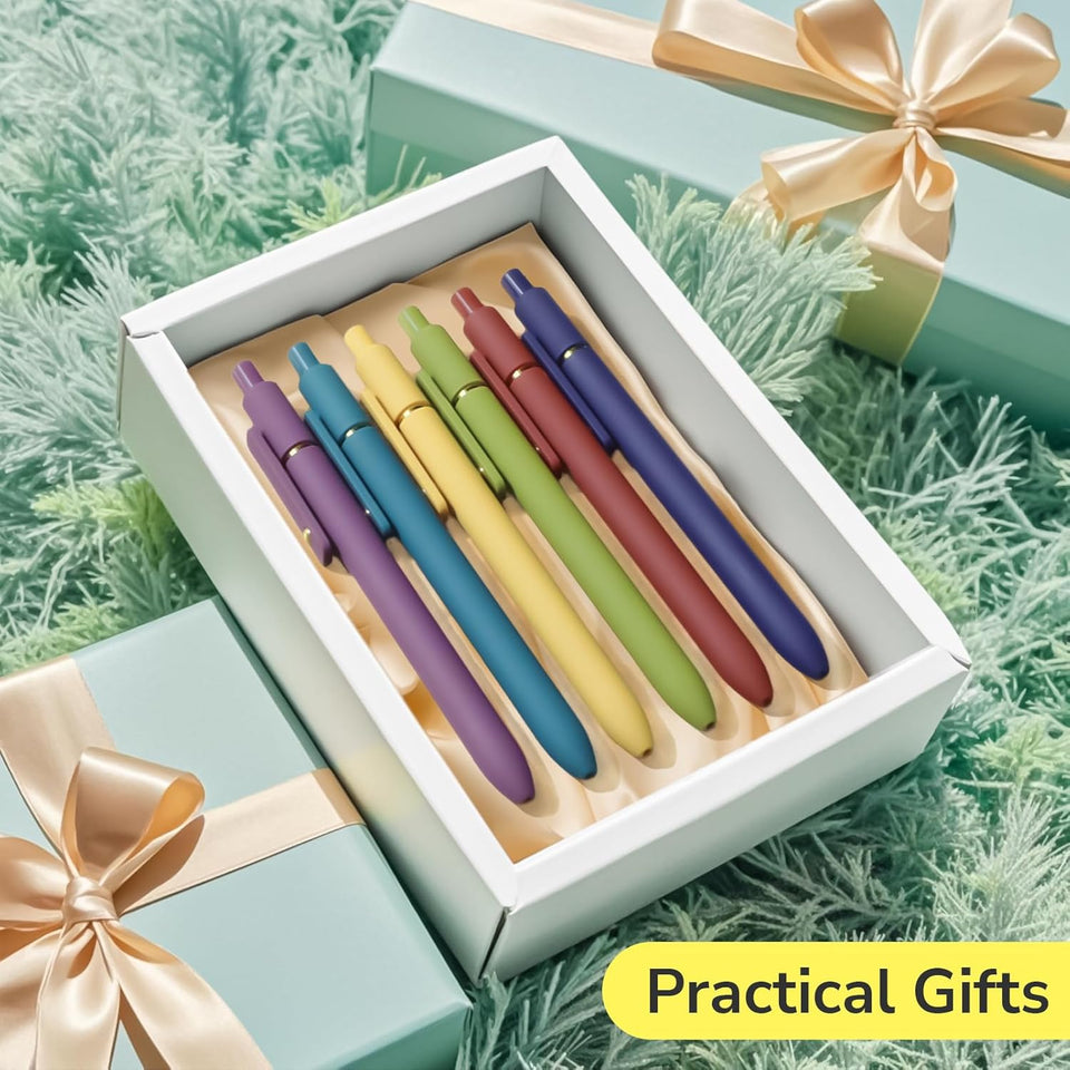 UIXJODO Gel Pens – 6 Pack – Gold Vintage – 0.5mm